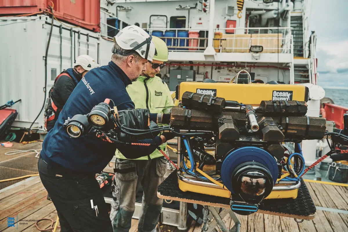 ROV-service på däck