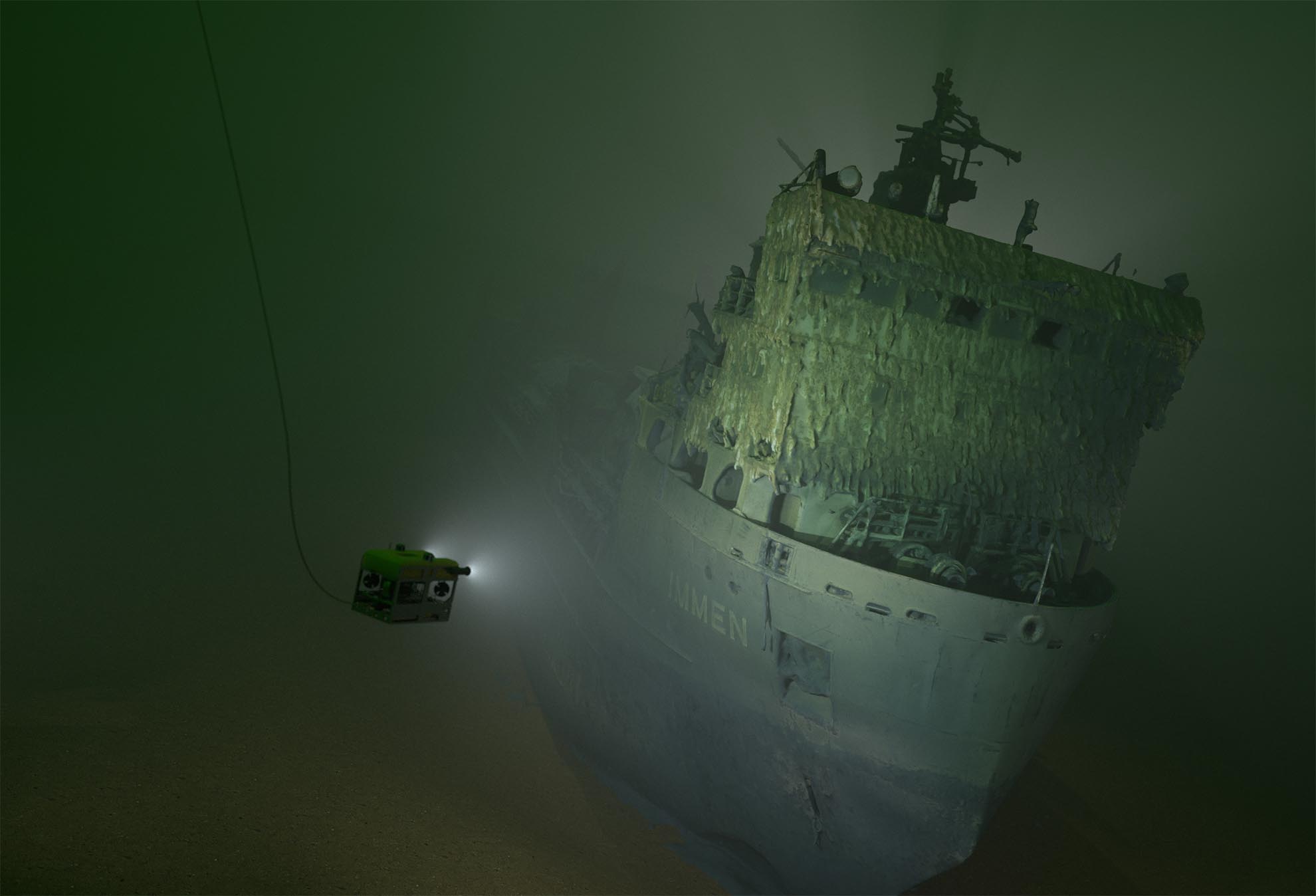 ROV-plattform för mätning under vatten